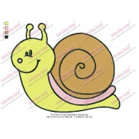The Prince Snail Embroidery Design